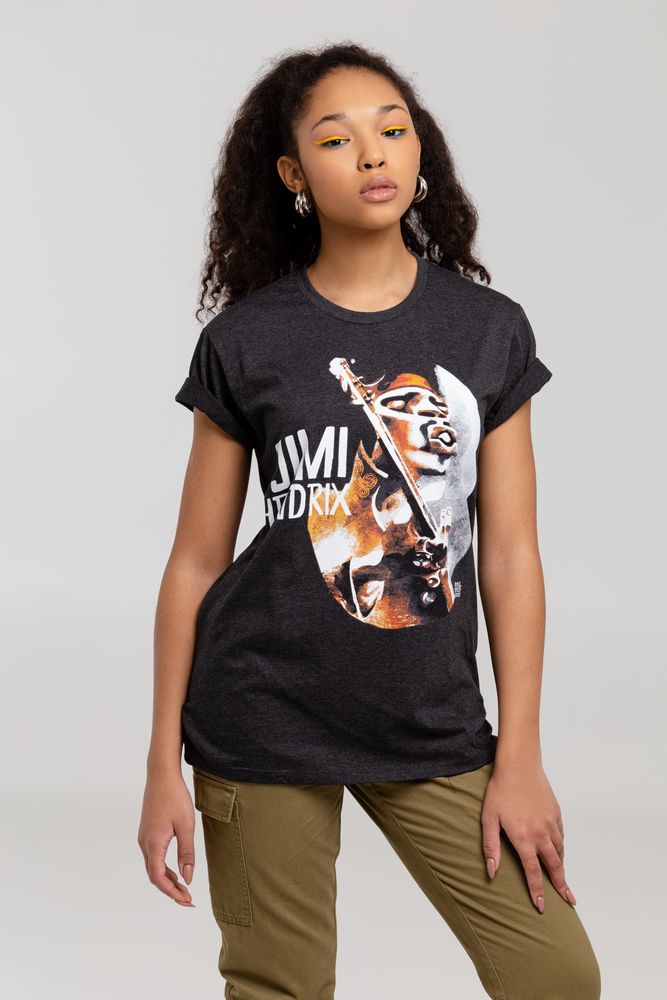 Футболка «Меламед. Jimi Hendrix», черный меланж / Миниатюра WWW (1000)