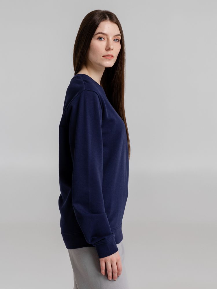 Свитшот унисекс BNC Organic, темно-синий / Миниатюра WWW (1000)