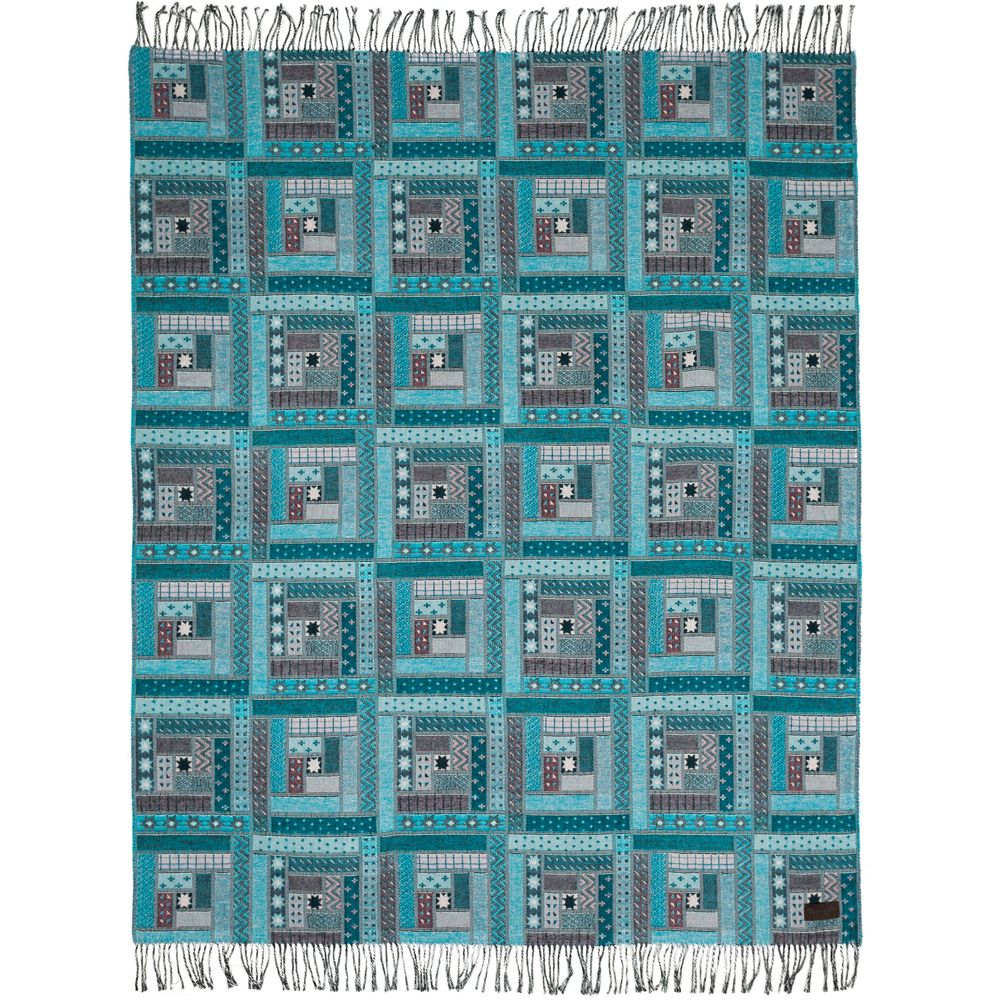 Плед Baltimora, бирюзовый / Миниатюра WWW (1000)