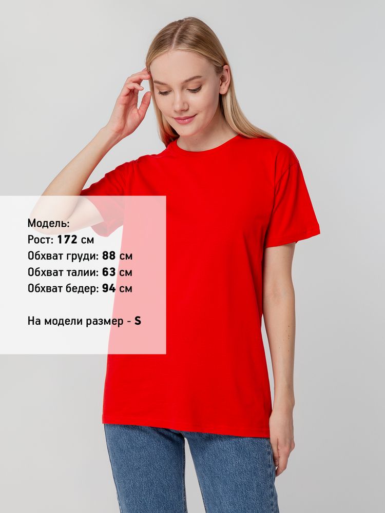 Футболка унисекс T-bolka 140, красная / Миниатюра WWW (1000)