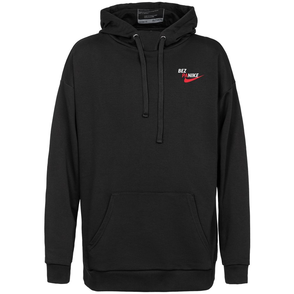 Худи оверсайз Bez Panike, черное / Миниатюра WWW (1000)