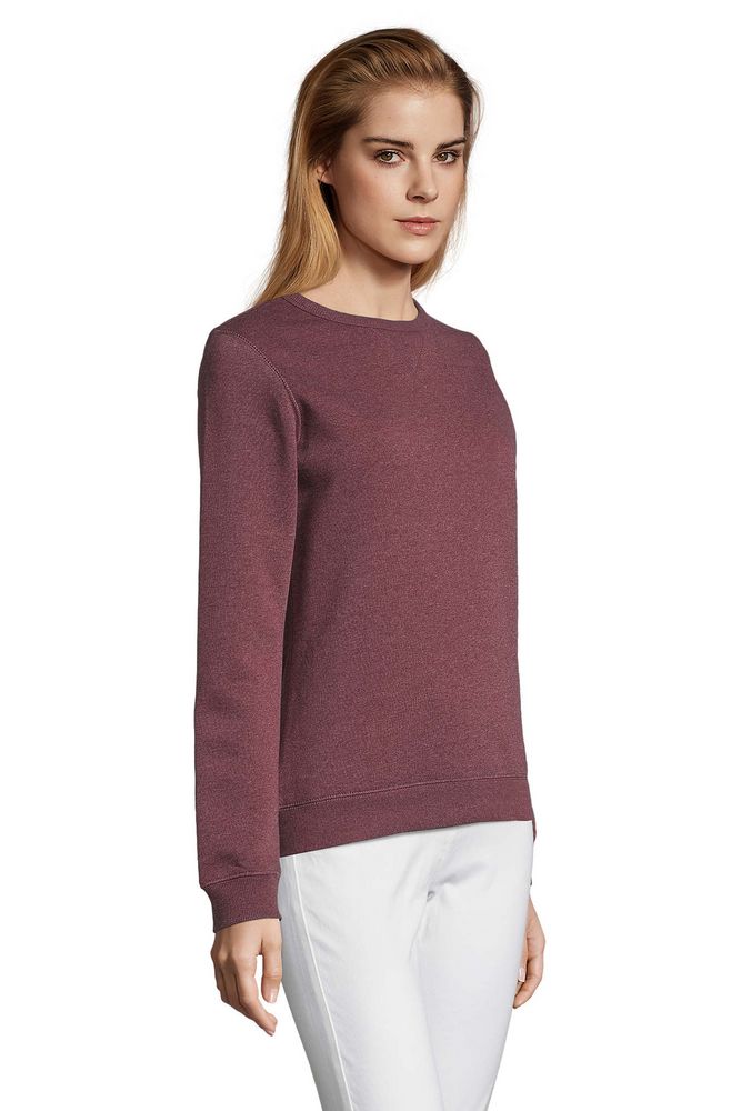 Толстовка женская Sully Women, бордовый меланж / Миниатюра WWW (1000)