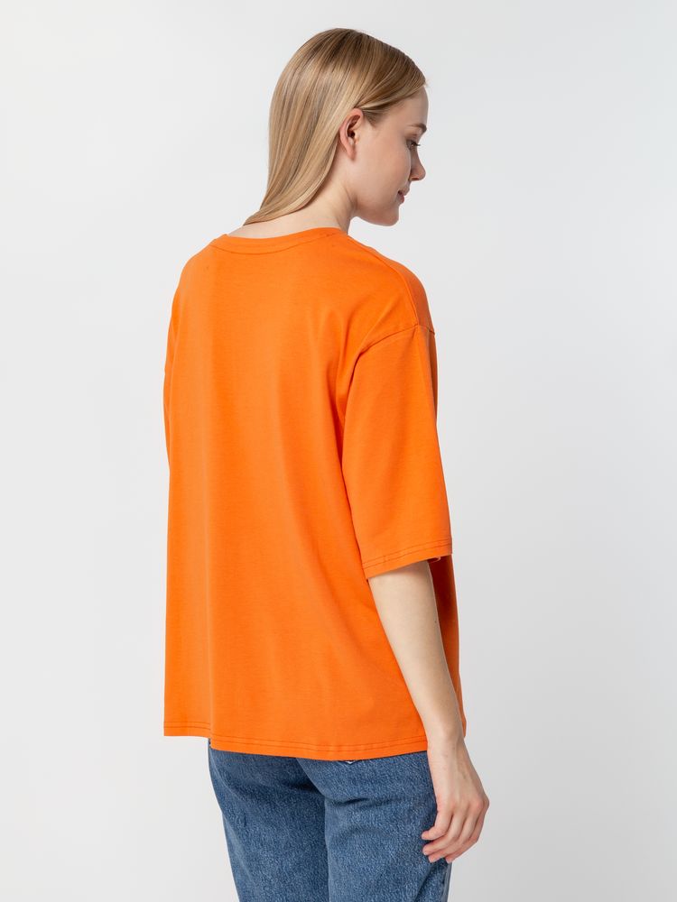 Футболка унисекс оверсайз Street Vibes, оранжевая / Миниатюра WWW (1000)