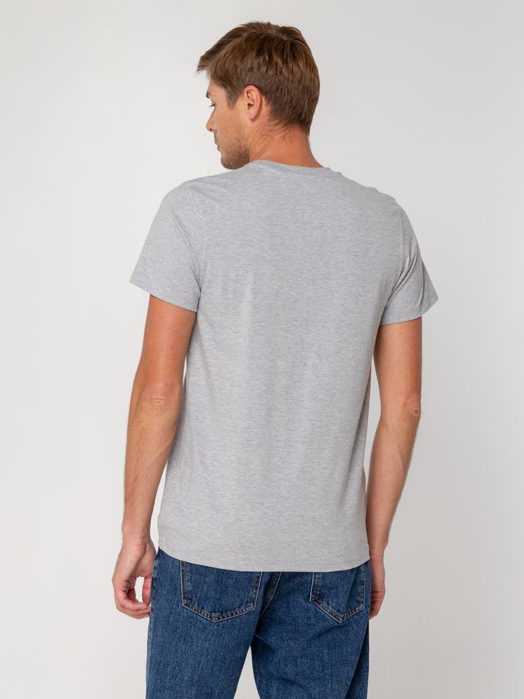 Футболка мужская T-bolka Stretch, серый меланж / Миниатюра WWW (1000)