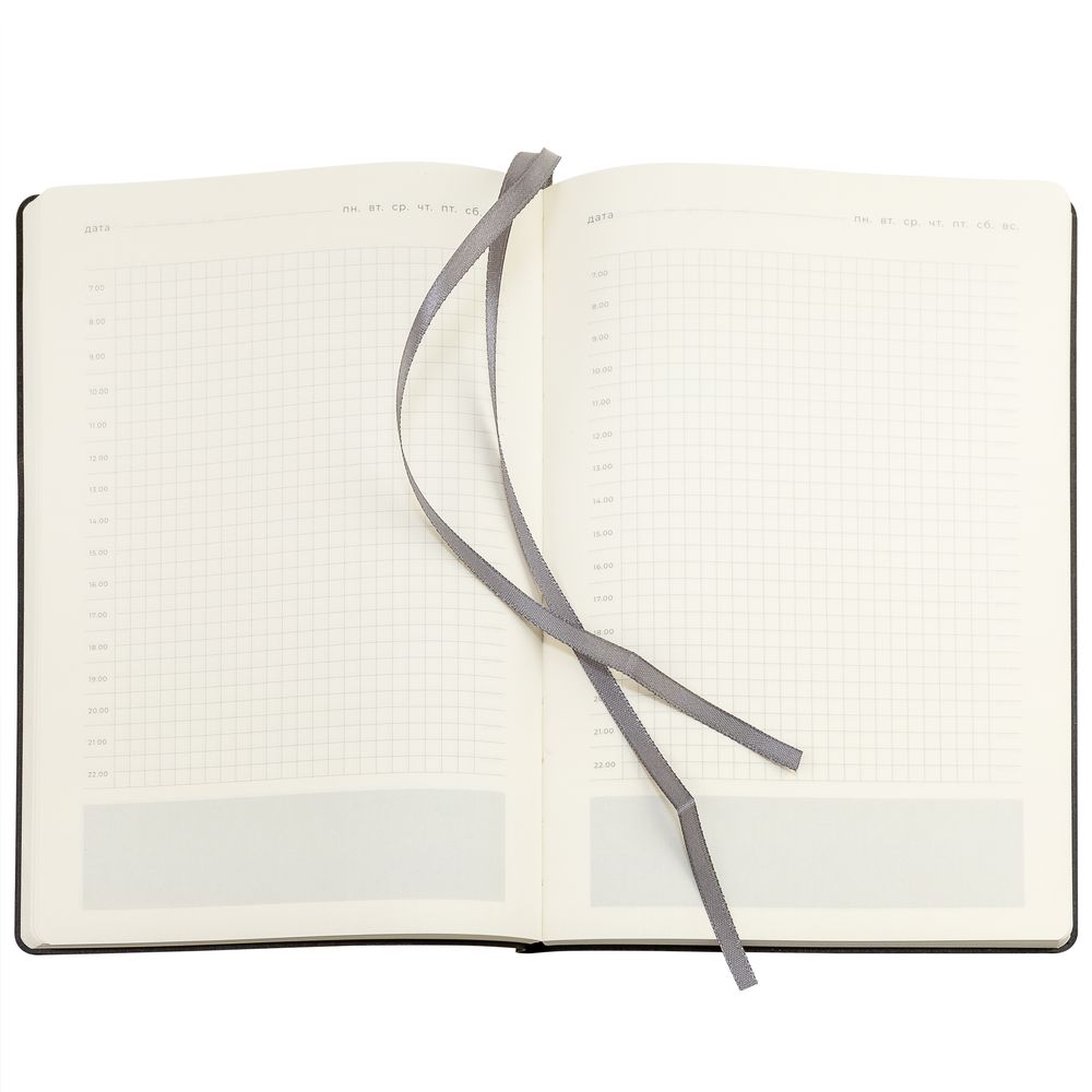 Ежедневник Lable Touch, недатированный, темно-серый / Миниатюра WWW (1000)