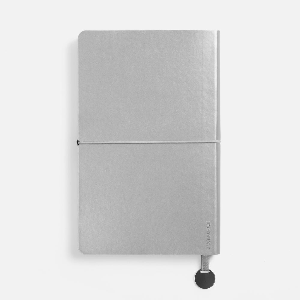 Ежедневник Waltz, недатированный, серебристый / Миниатюра WWW (1000)