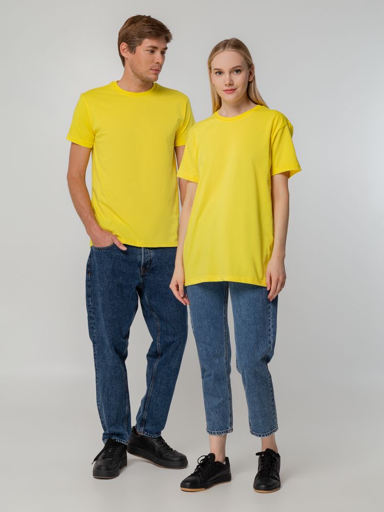 Футболка унисекс T-bolka 140, желтая / Миниатюра WWW (1000)