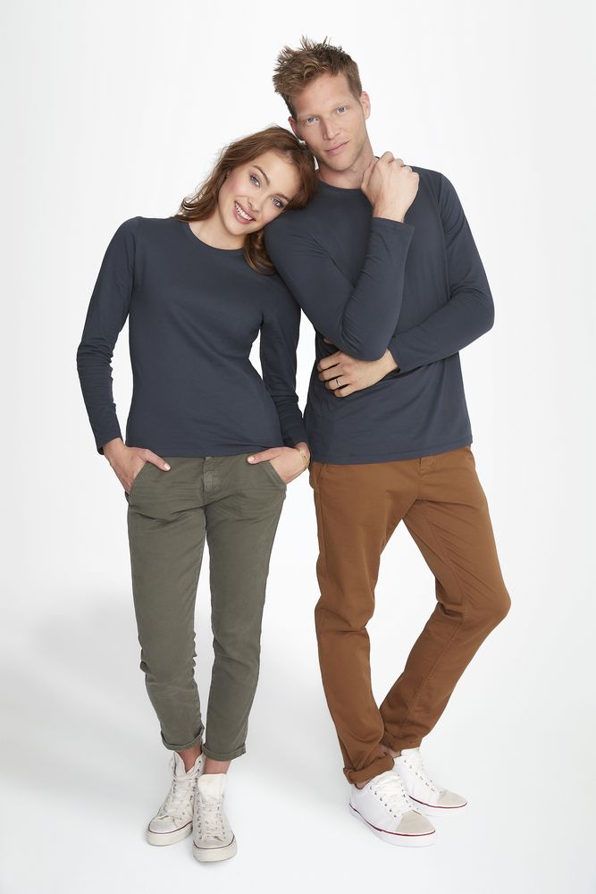 Футболка с длинным рукавом Imperial LSL Women, темно-серая (графит) / Миниатюра WWW (1000)