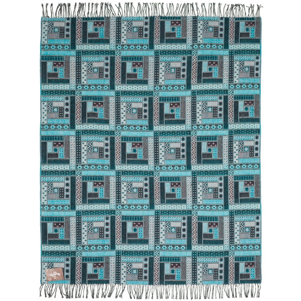 Плед Baltimora, бирюзовый / Миниатюра WWW (1000)