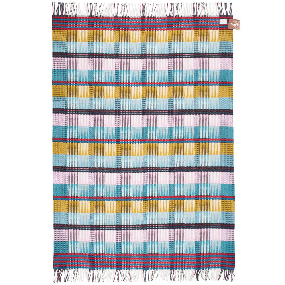 Плед Rossi Paint, молочно-бирюзовый / Миниатюра WWW (1000)