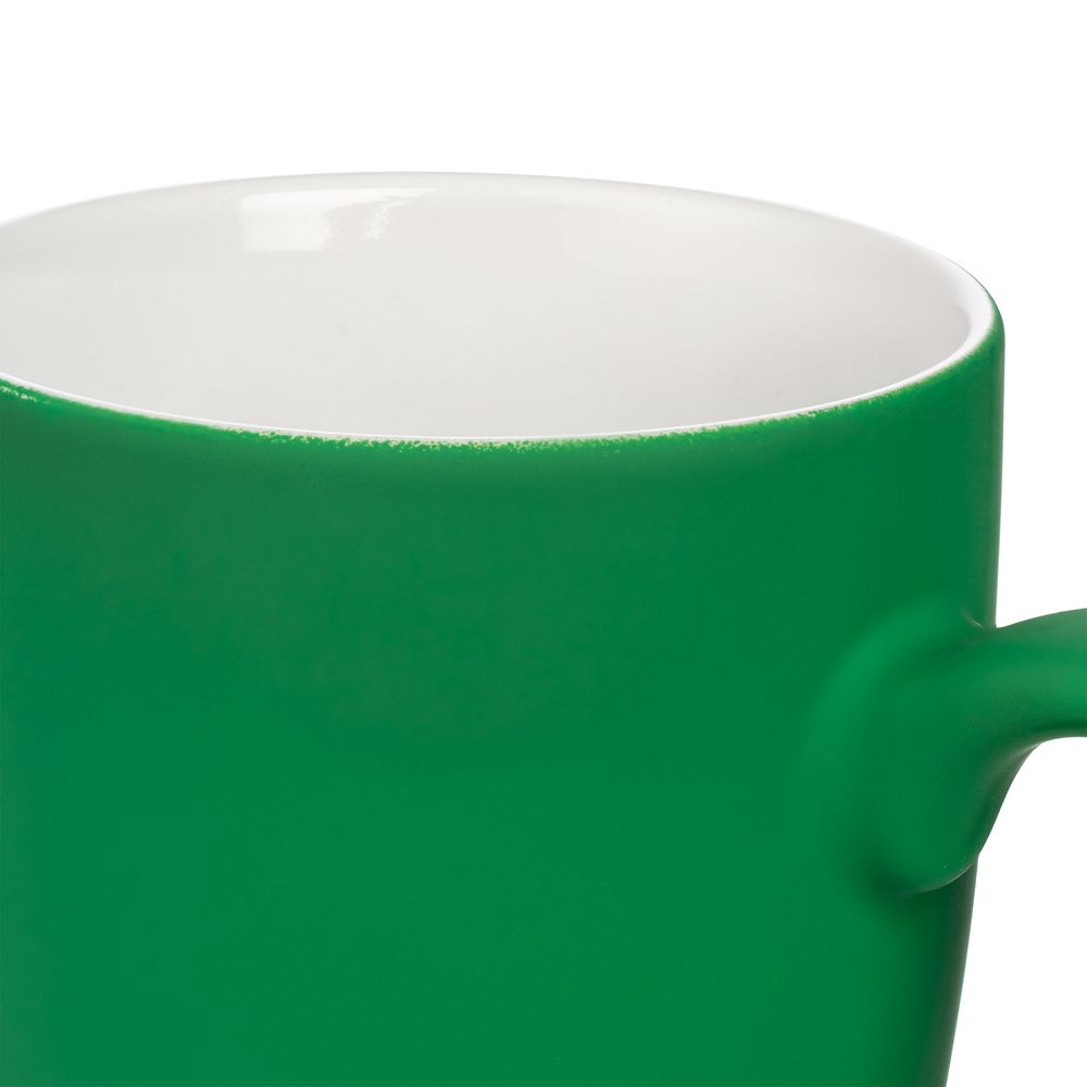 Кружка Best Morning c покрытием софт-тач, зеленая, уценка / Миниатюра WWW (1000)