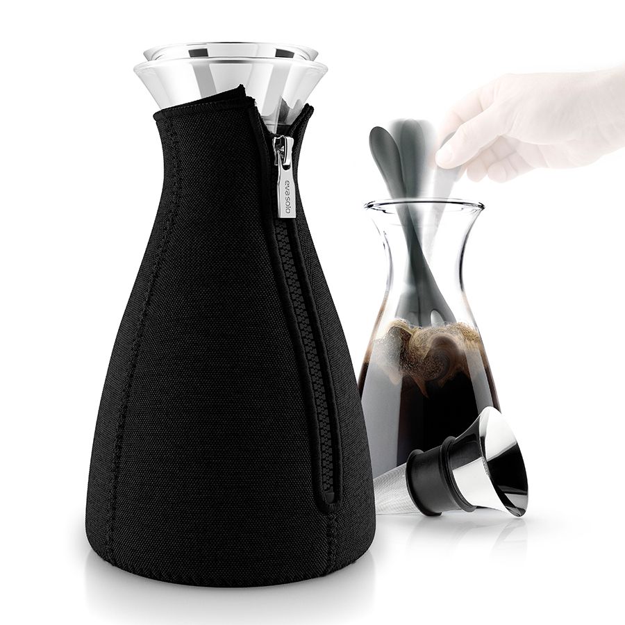 Кофейник Cafe Solo в чехле, черный / Миниатюра WWW (1000)