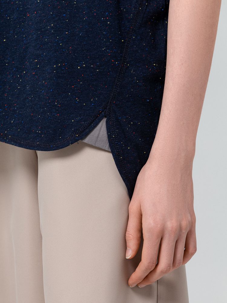 Футболка унисекс Kosmos 1.0, синий меланж / Миниатюра WWW (1000)