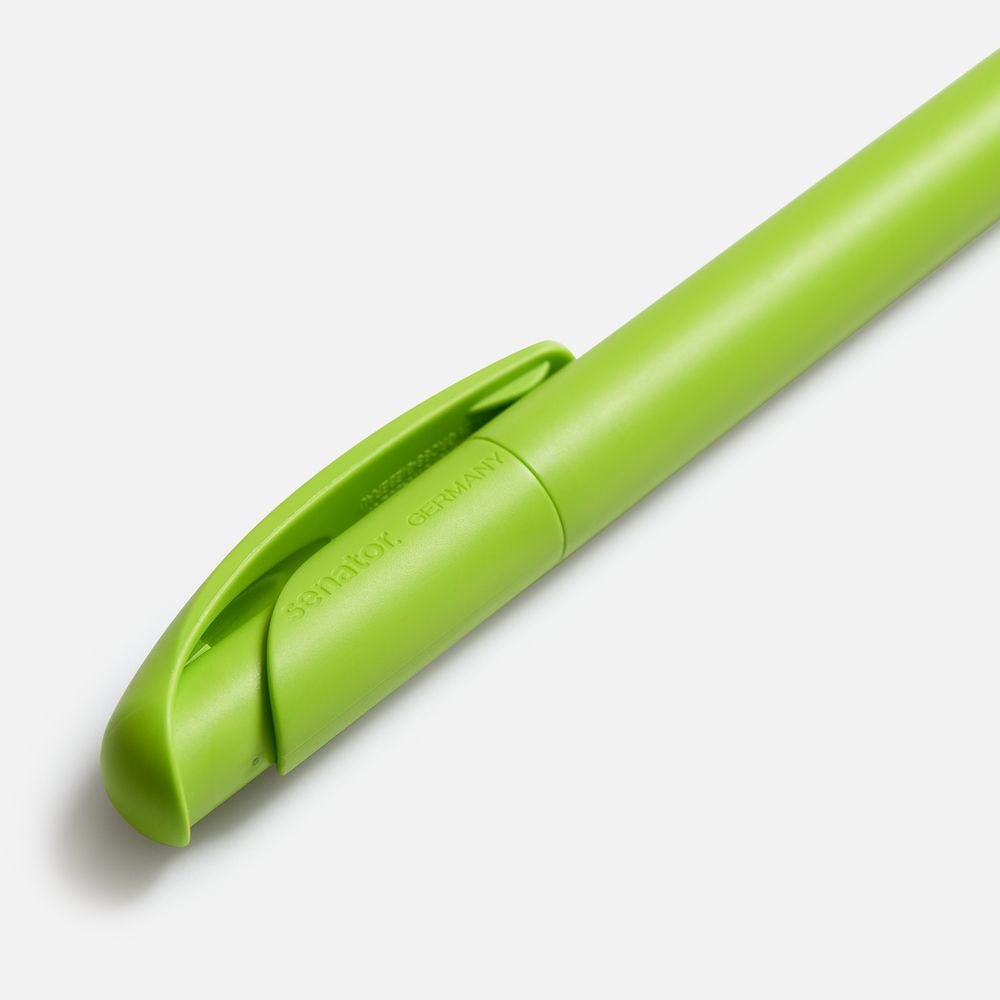 Ручка шариковая Nature Plus Matt, зеленое яблоко / Миниатюра WWW (1000)