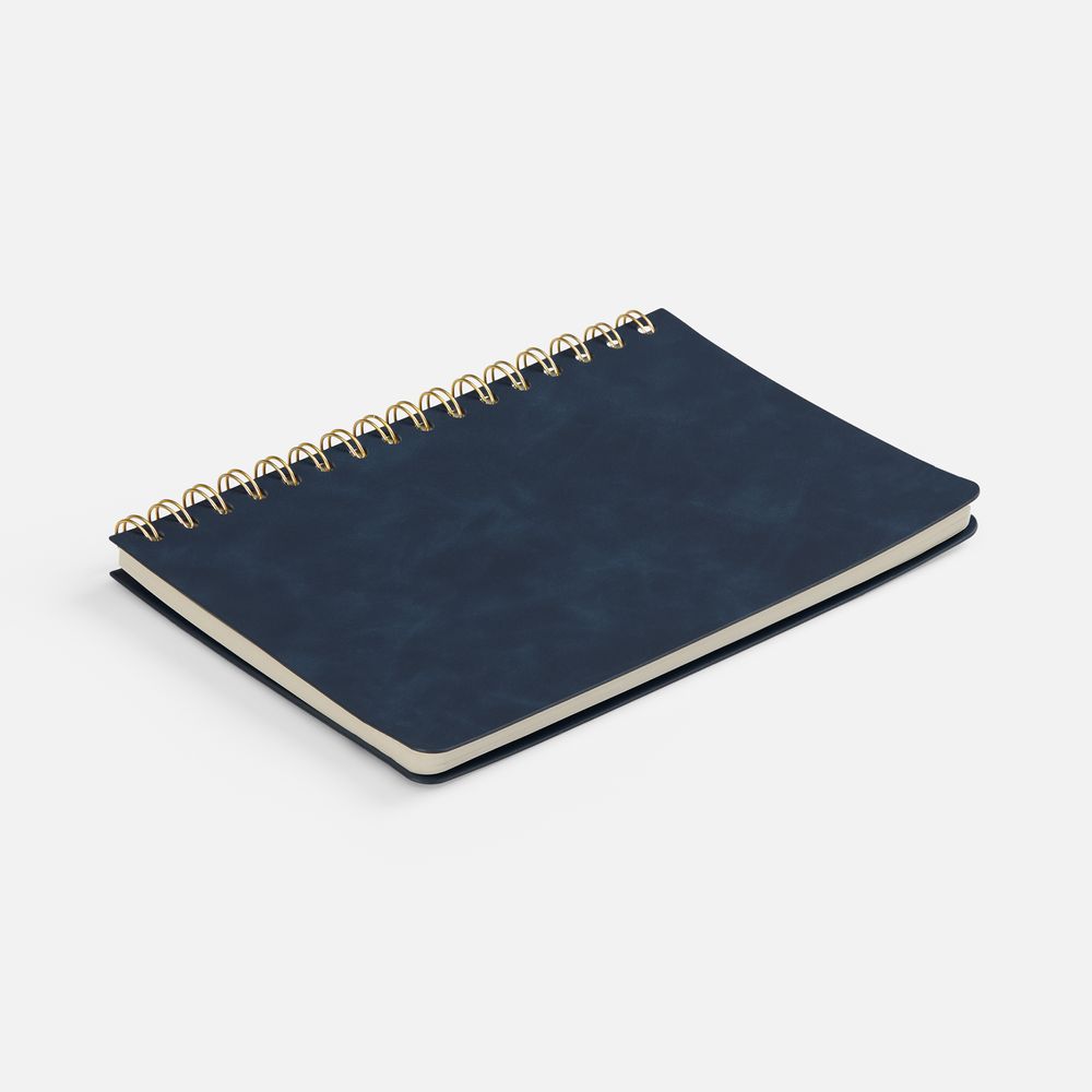 Ежедневник Spiral, недатированный, синий / Миниатюра WWW (1000)