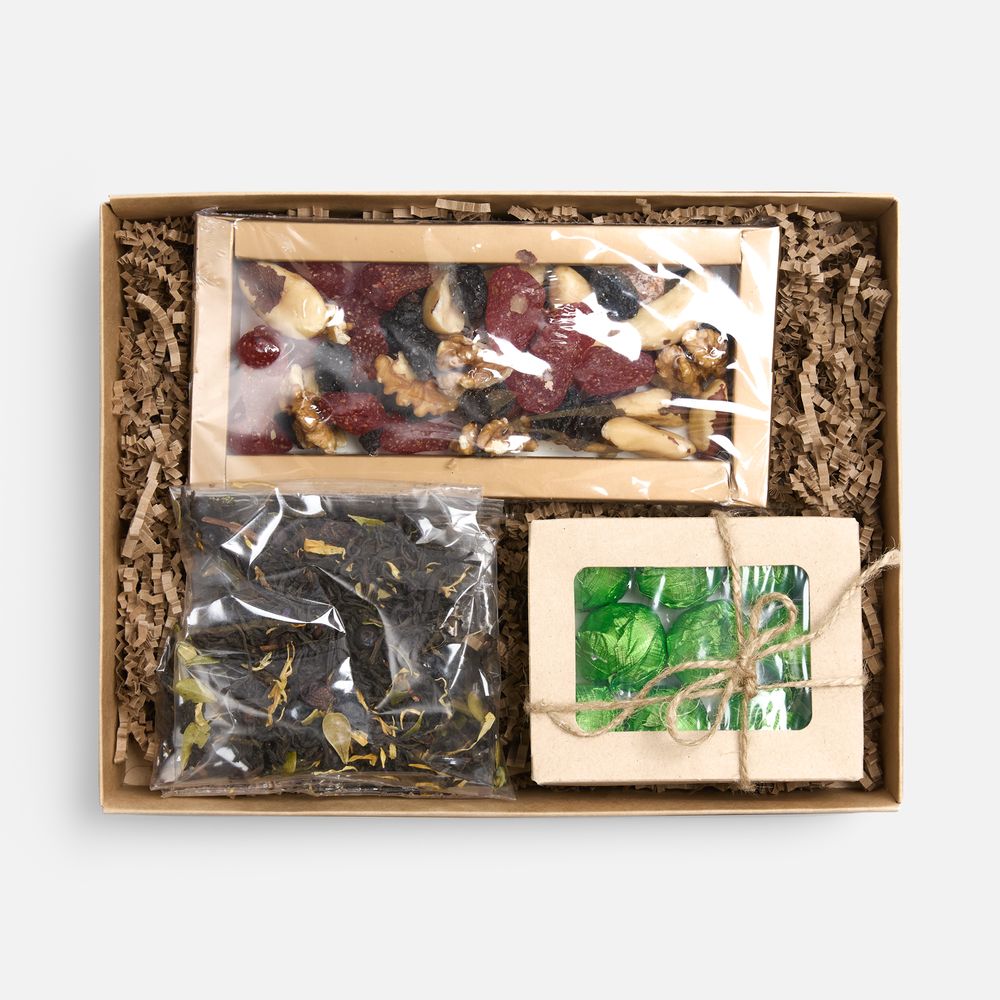 Набор Quality Time, грильяж с сосновой шишкой / Миниатюра WWW (1000)