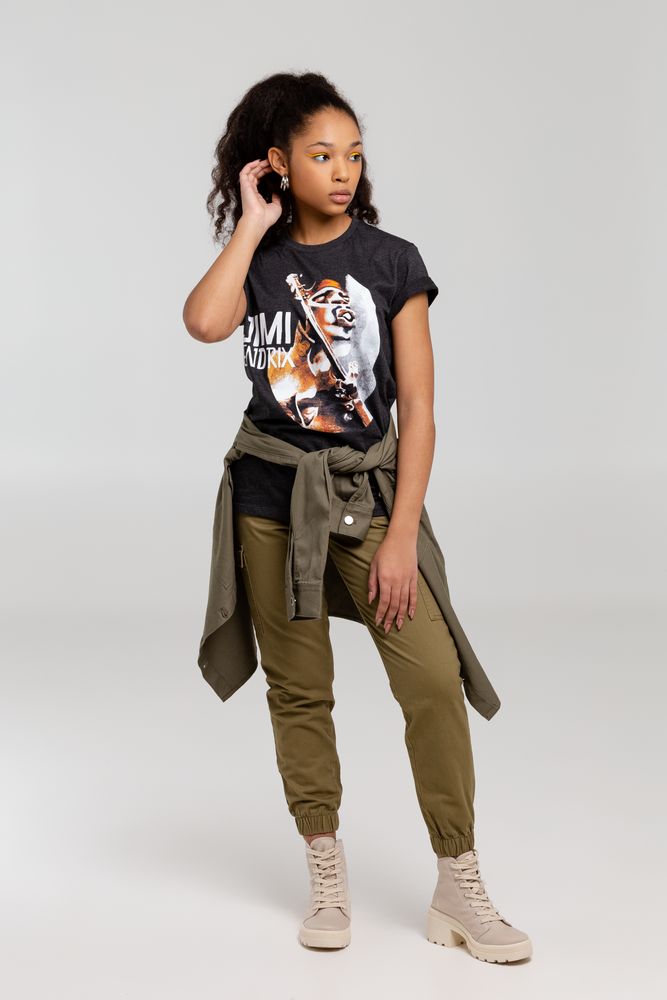 Футболка «Меламед. Jimi Hendrix», черный меланж / Миниатюра WWW (1000)