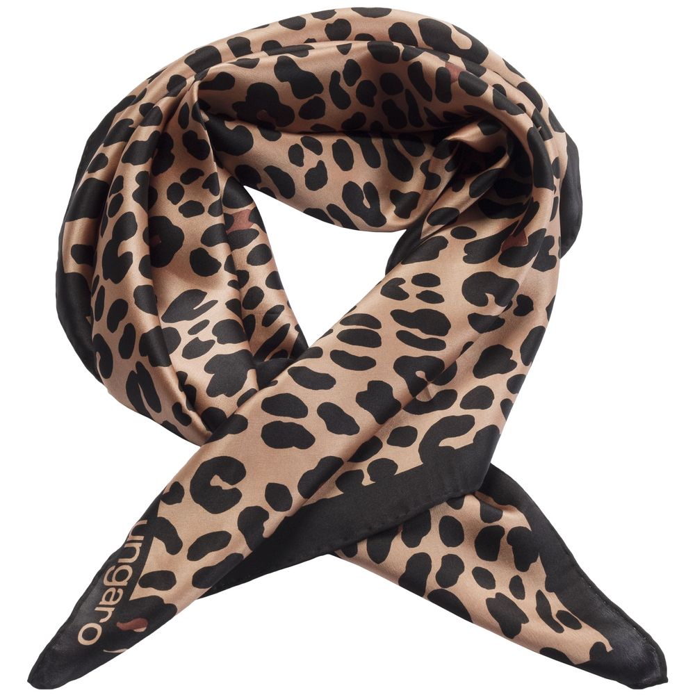 Платок Leopardo Silk, коричневый / Миниатюра WWW (1000)