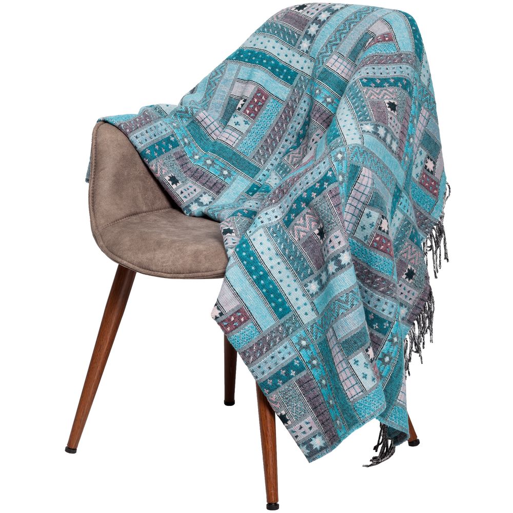 Плед Baltimora, бирюзовый / Миниатюра WWW (1000)