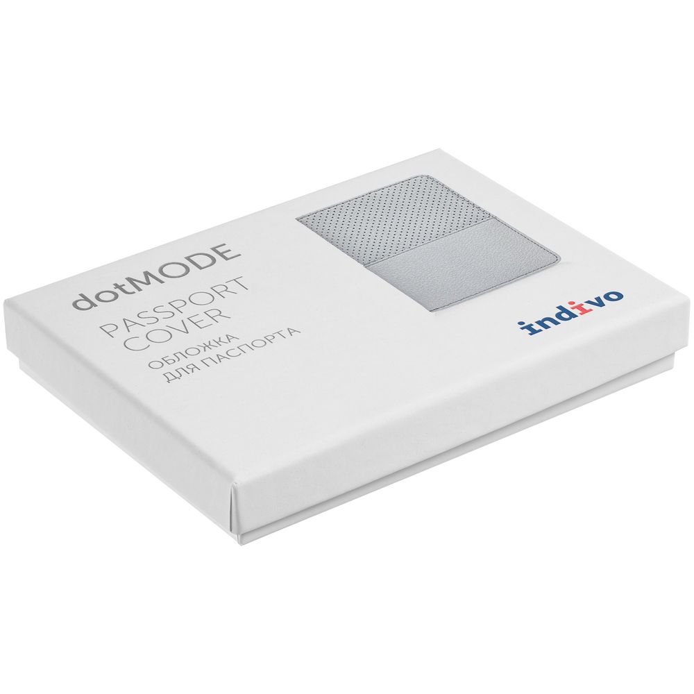 Обложка для паспорта dotMODE, серая / Миниатюра WWW (1000)