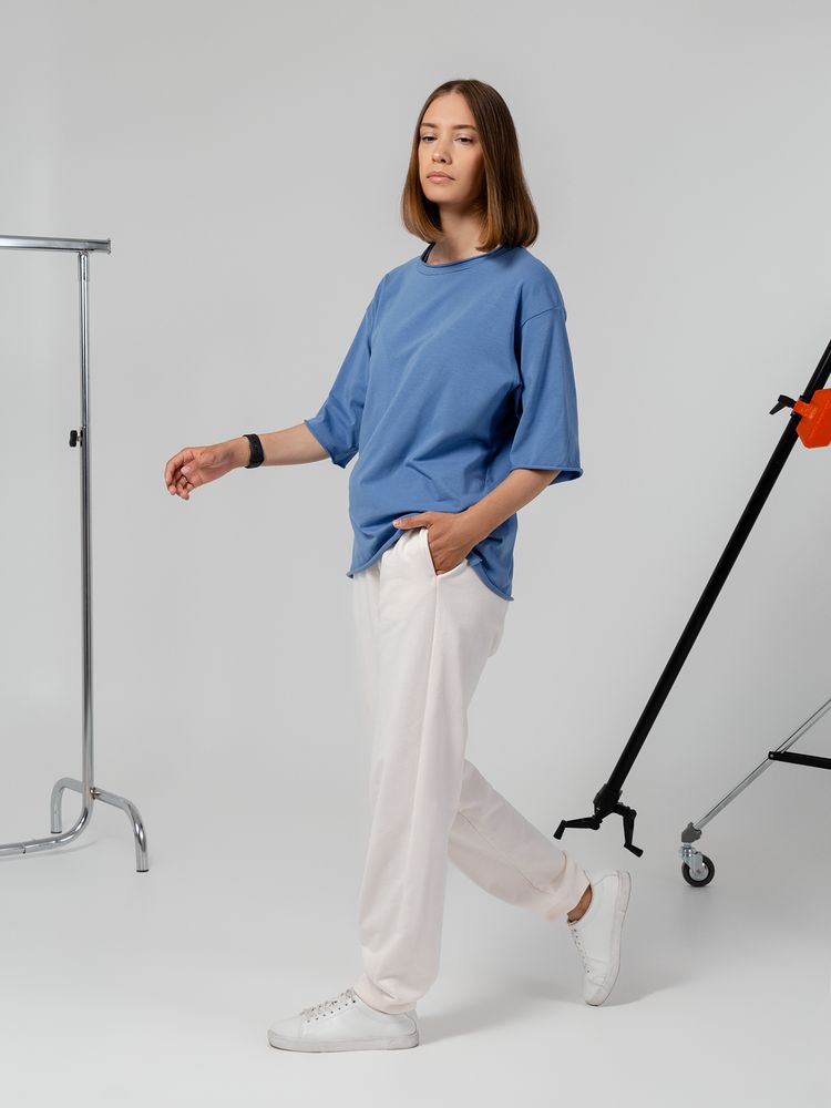 Футболка оверсайз Vozduh 2.0, синяя / Миниатюра WWW (1000)