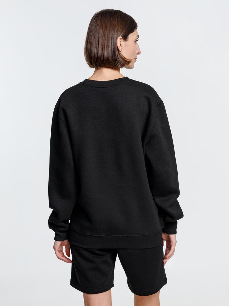 Свитшот унисекс Delta, черный / Миниатюра WWW (1000)