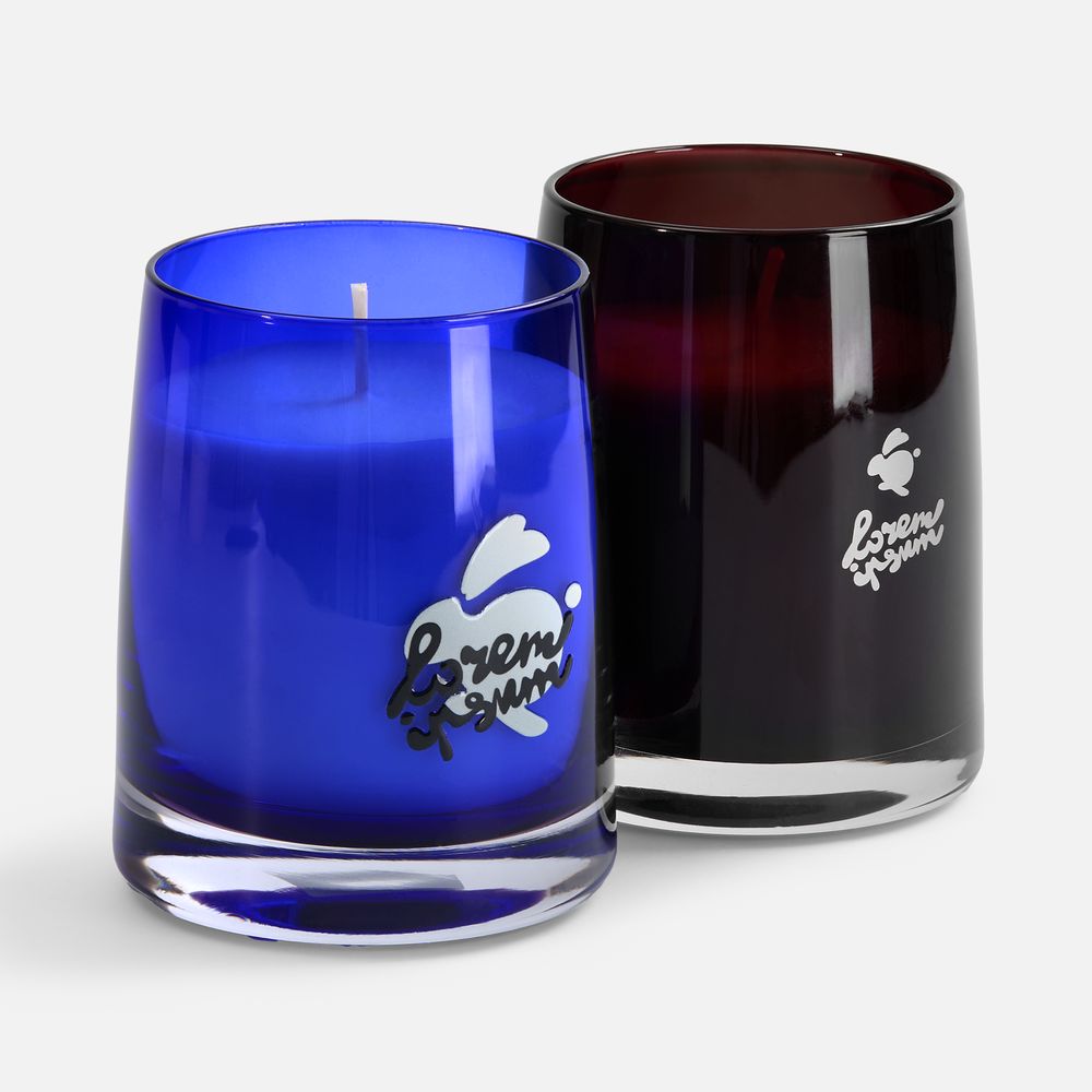 Ароматическая свеча Fragnola, пряная древесина и кардамон, темно-синяя / Миниатюра WWW (1000)