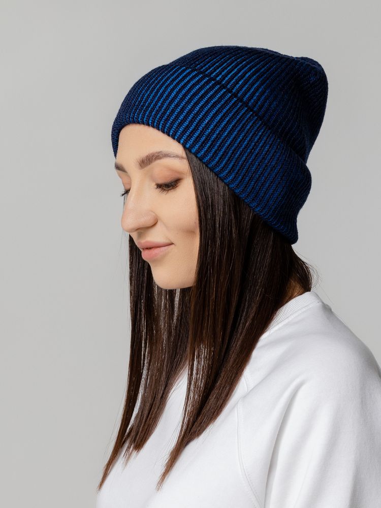 Шапка Nobilis, темно-синяя с синим / Миниатюра WWW (1000)