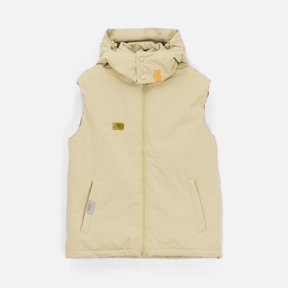 Жилет унисекс Sfera, бежевый / Миниатюра нанесения (1000)