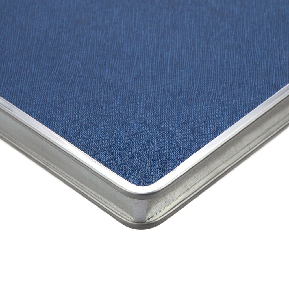 Ежедневник Frame Metal, недатированный, синий / Миниатюра WWW (1000)