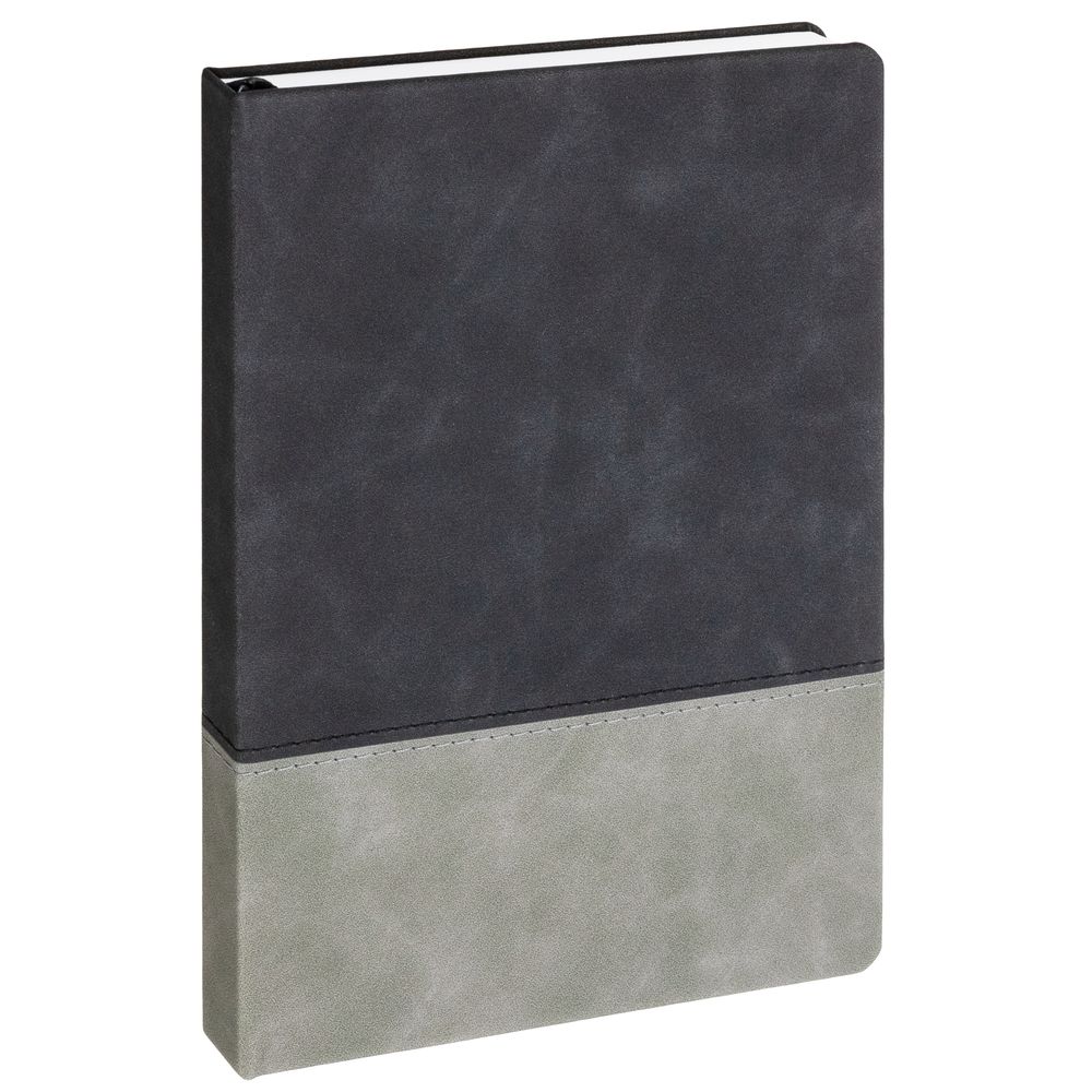Ежедневник Horizon, недатированный, серый с черным / Миниатюра WWW (1000)