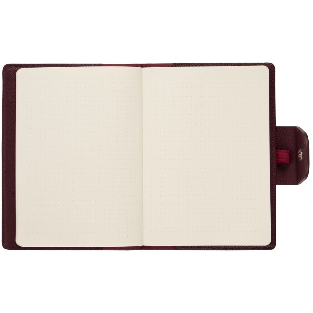 Блокнот Tactic в суперобложке, бордовый / Миниатюра WWW (1000)