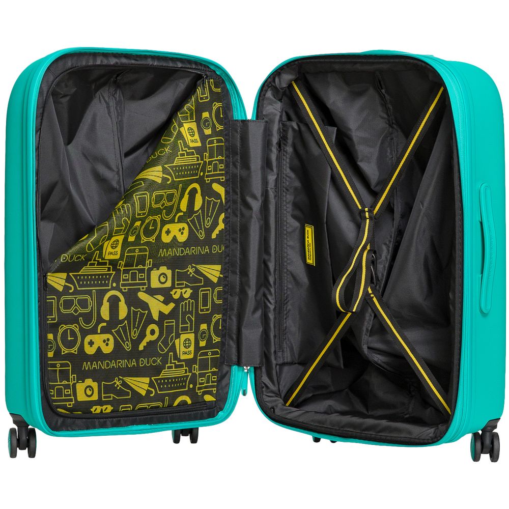 Чемодан Logoduck M, тиффани / Миниатюра WWW (1000)