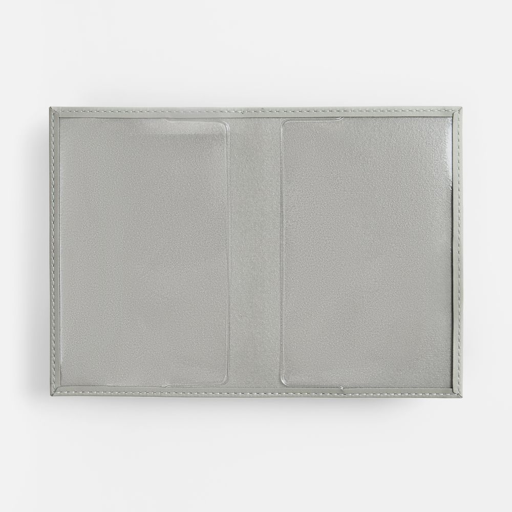 Обложка для паспорта Shall, ver. 2, серая / Миниатюра WWW (1000)