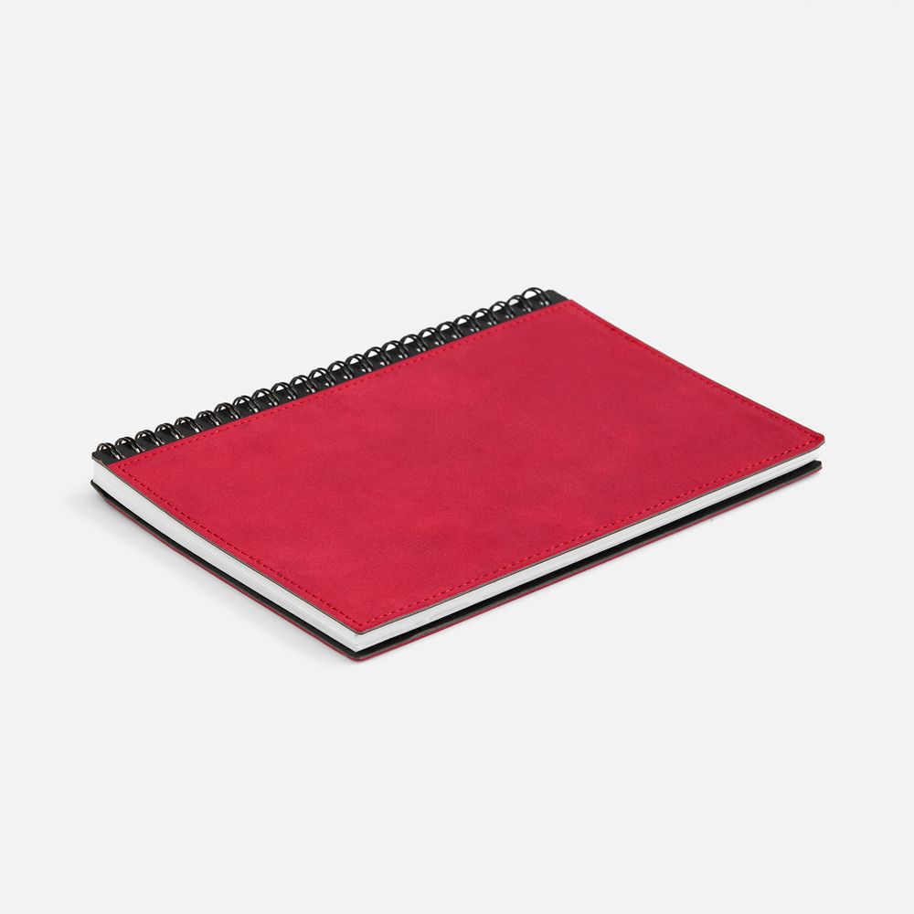 Ежедневник Notera Maxi, недатированный, красный / Миниатюра WWW (1000)