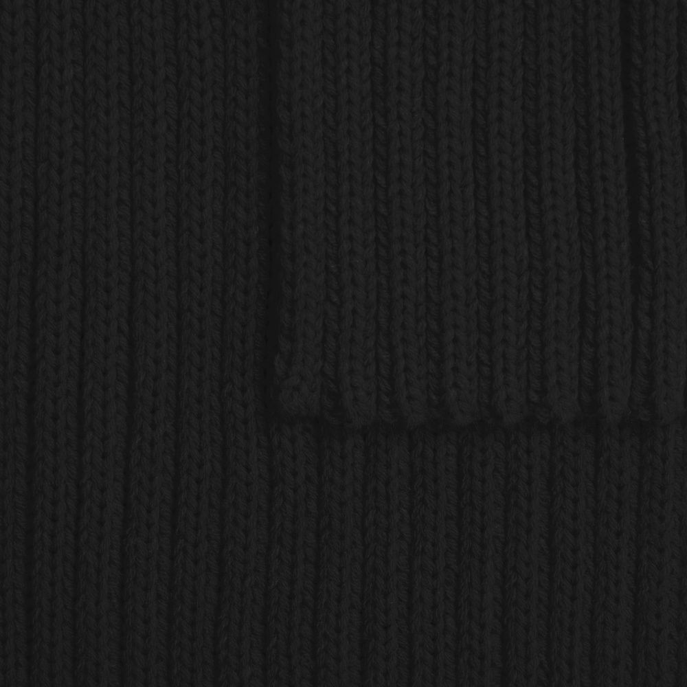 Шарф HappyGo, черный / Миниатюра WWW (1000)