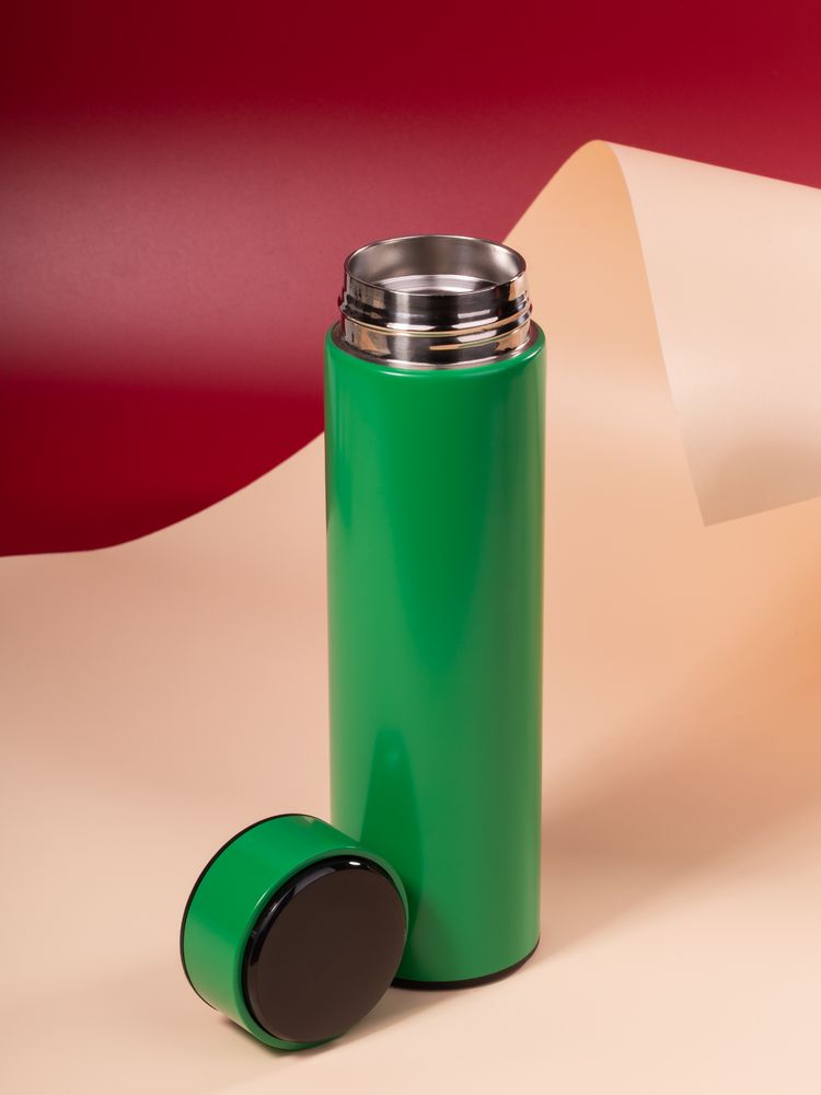 Смарт-бутылка с заменяемой батарейкой Long Therm, зеленая / Миниатюра WWW (1000)