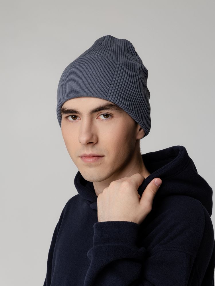 Шапка Real Rib, серая / Миниатюра WWW (1000)