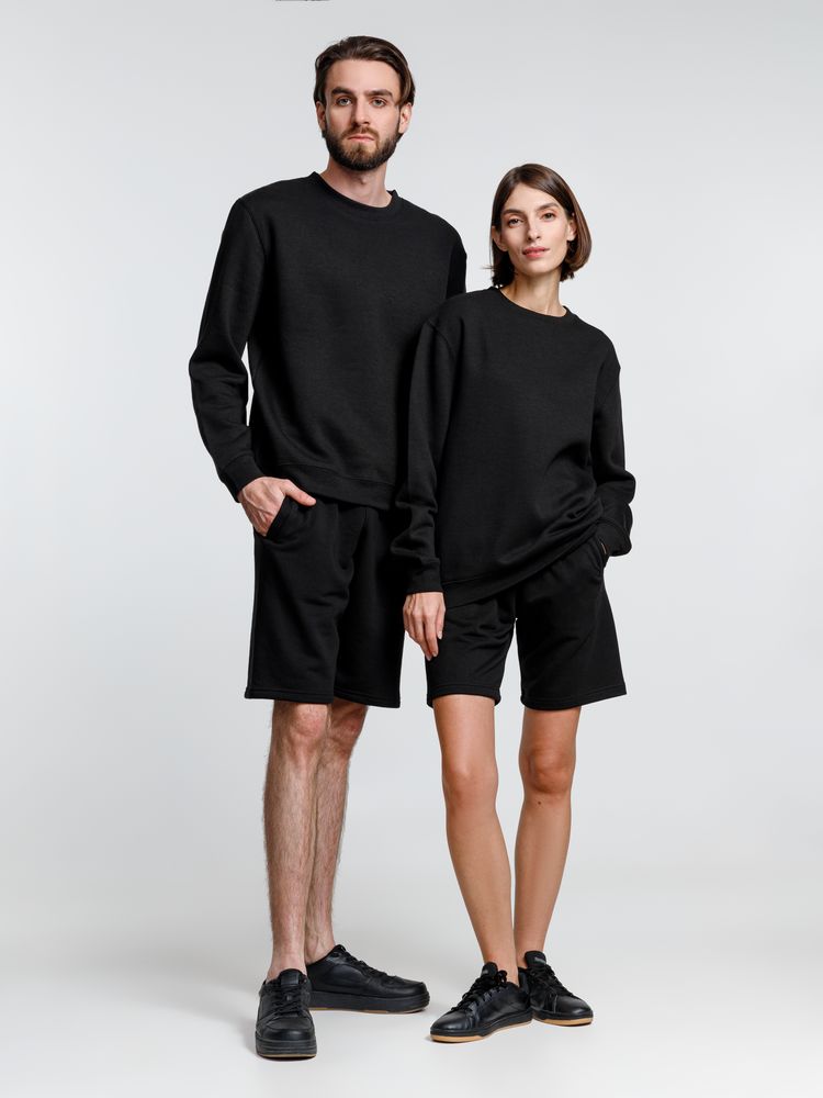 Свитшот унисекс Delta, черный / Миниатюра WWW (1000)