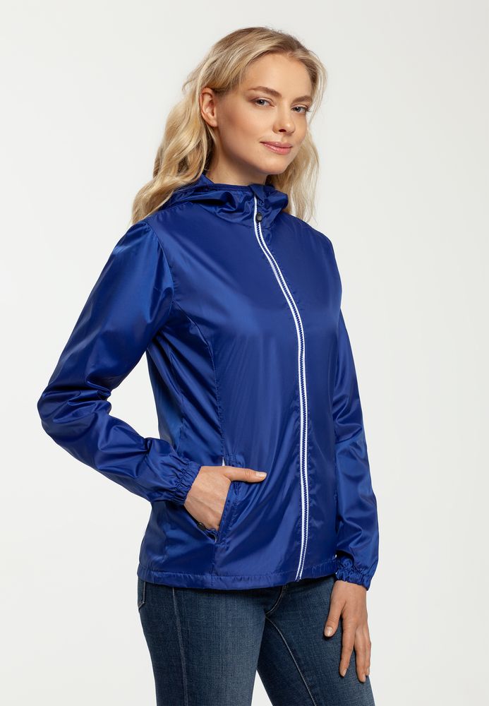 Ветровка женская Fastplant синяя / Миниатюра WWW (1000)