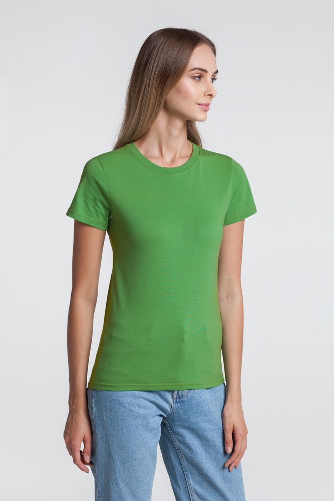 Футболка женская T-bolka Lady, ярко-зеленая / Миниатюра WWW (1000)