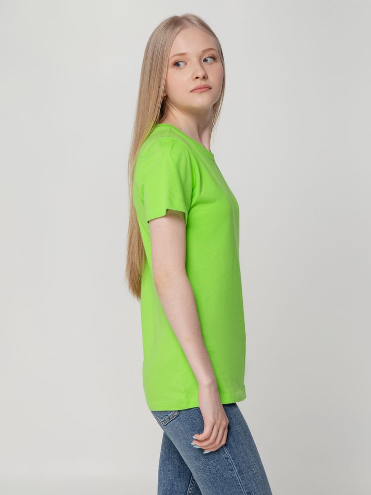 Футболка женская T-bolka Lady, зеленое яблоко / Миниатюра WWW (1000)