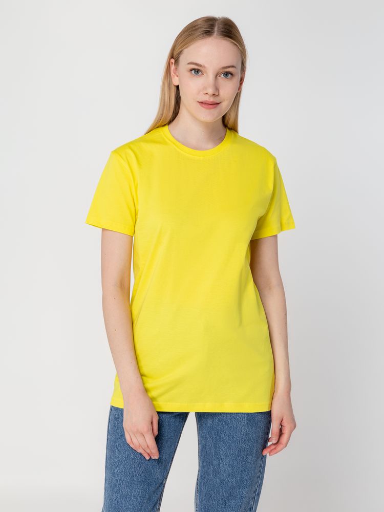 Футболка унисекс T-Bolka 160, желтая / Миниатюра WWW (1000)