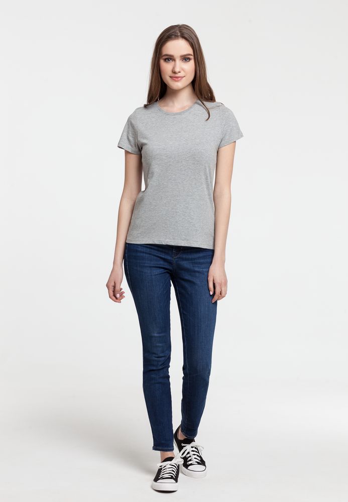 Футболка женская «Подсознательность», серый меланж / Миниатюра WWW (1000)