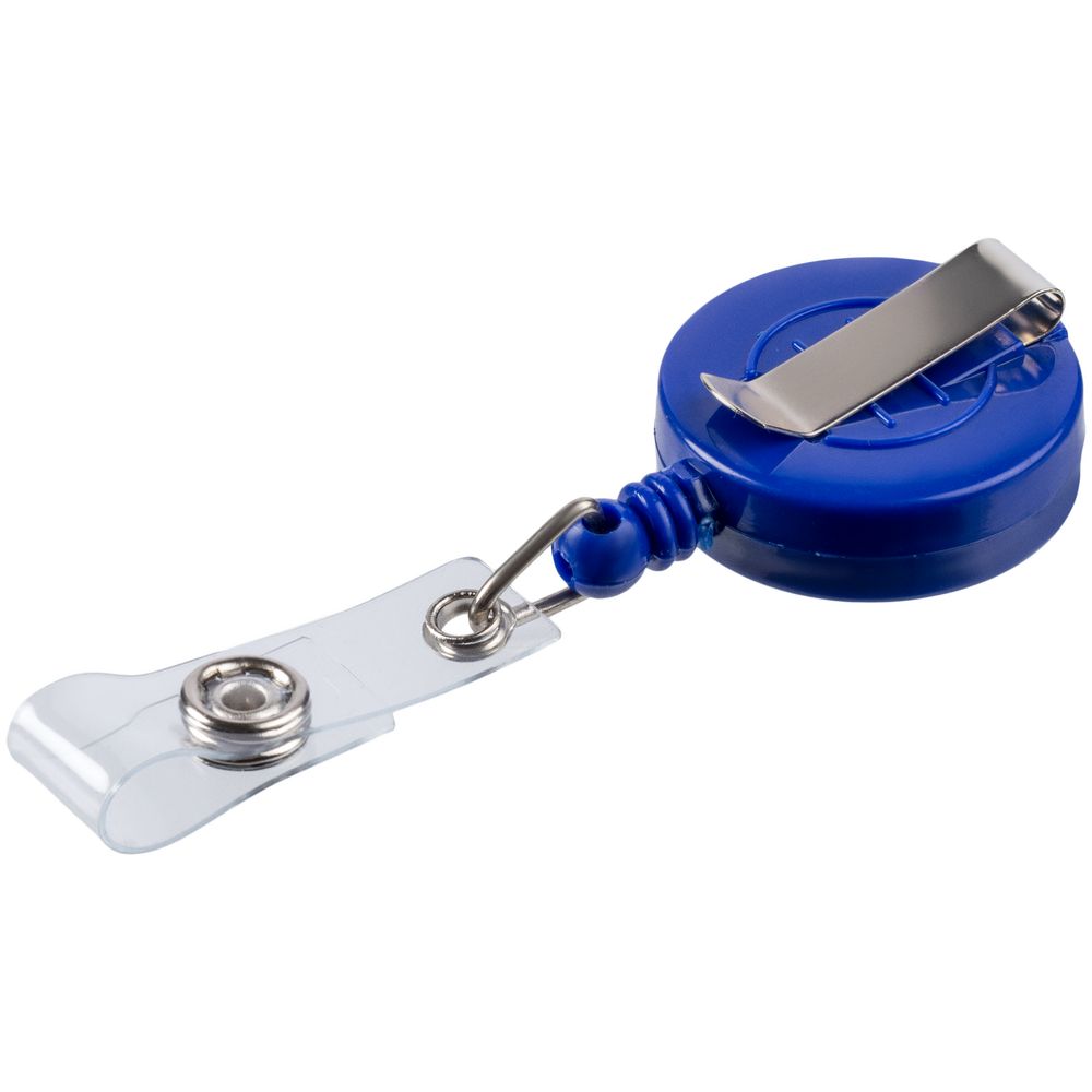 Чехол для пропуска с ретрактором Pennant, синий, ver.2 / Миниатюра WWW (1000)