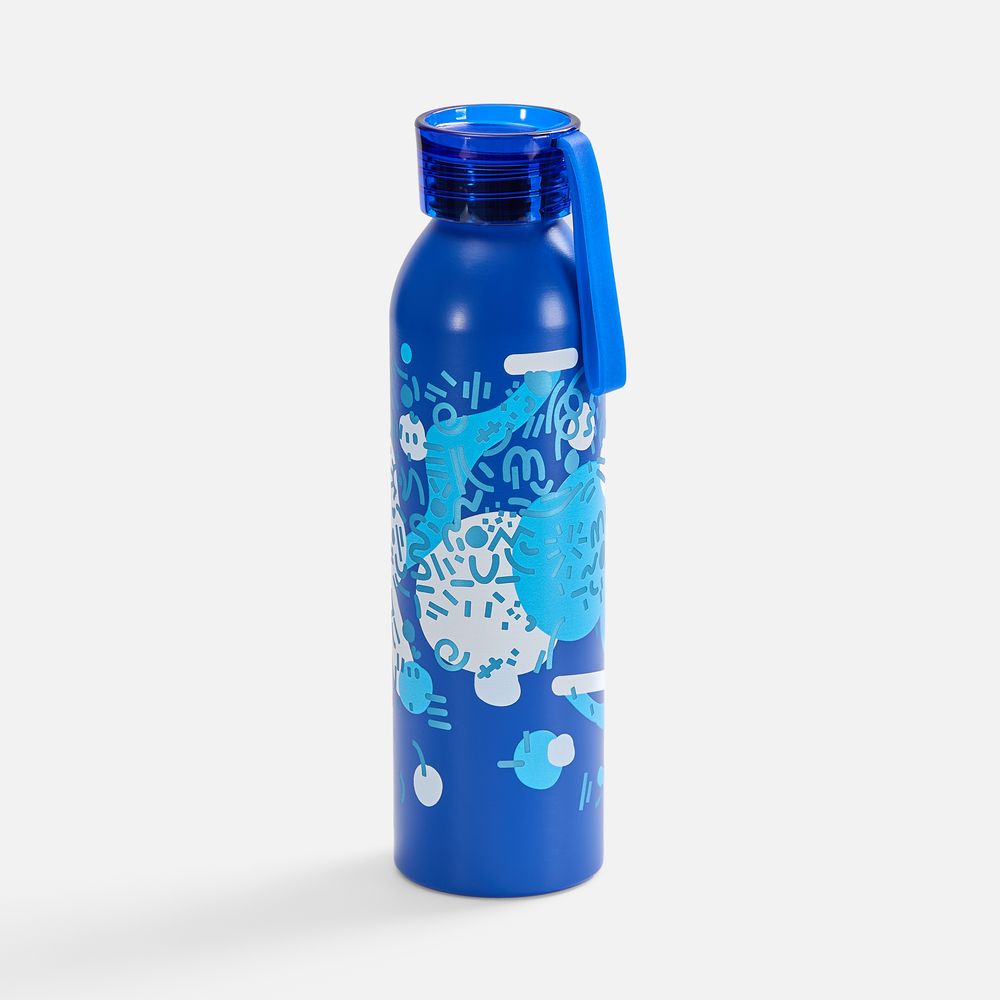 Бутылка для воды Brooke, матовая синяя / Миниатюра нанесения (1000)