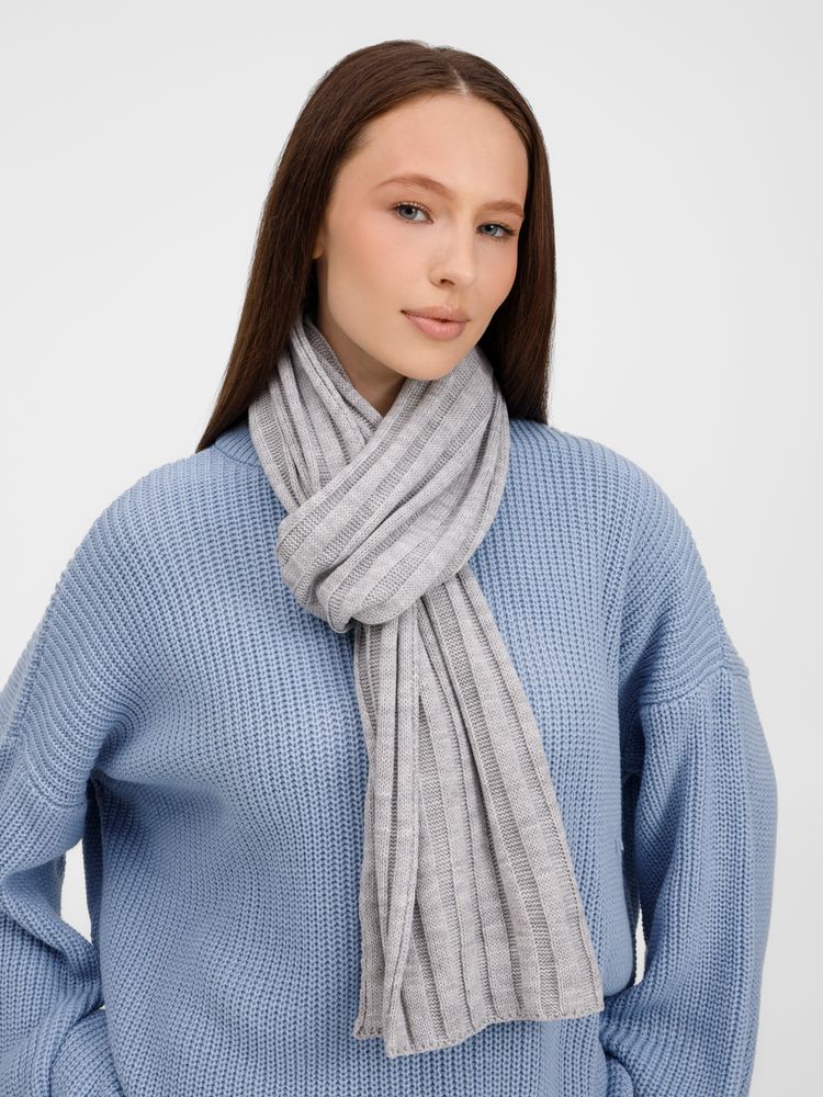 Шарф Metelitsa, серебристо-серый меланж / Миниатюра WWW (1000)