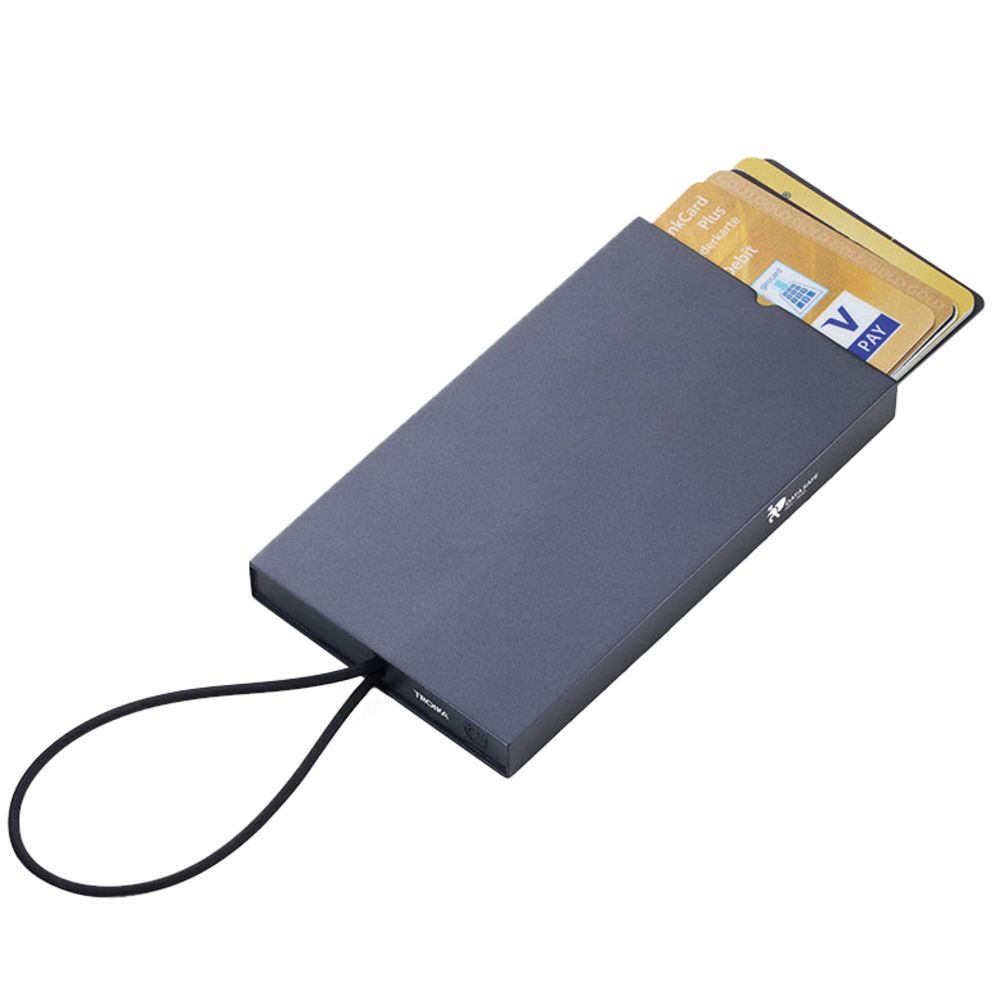 Футляр для карт Ten, черный / Миниатюра WWW (1000)