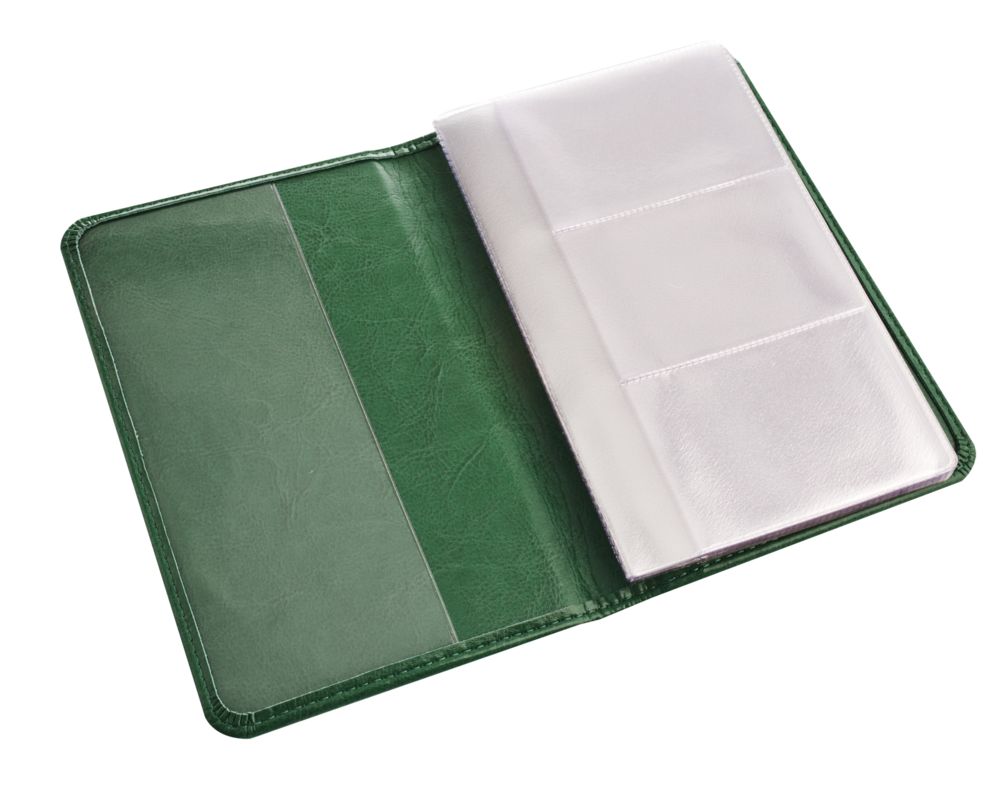 Визитница Nebraska, зеленая / Миниатюра WWW (1000)