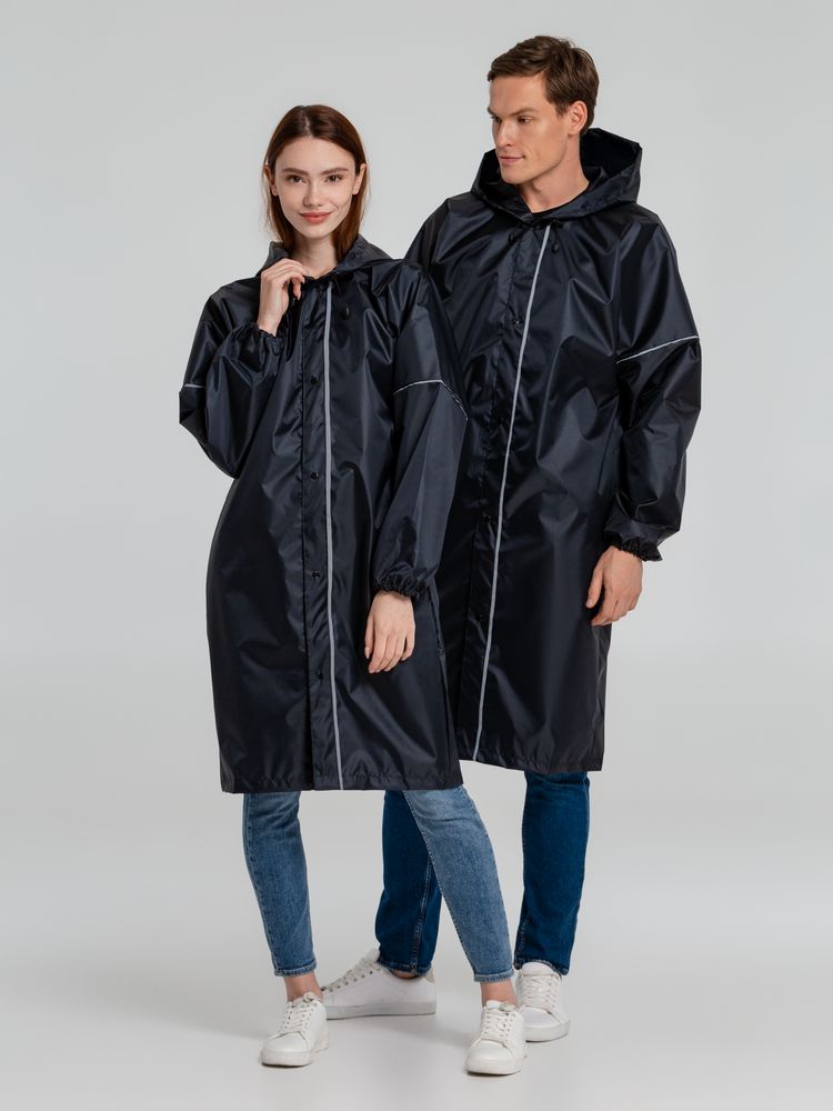 Дождевик со светоотражающими элементами Rainman Blink, темно-синий / Миниатюра WWW (1000)